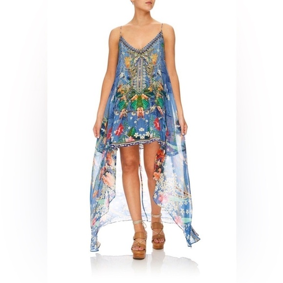Camilla flared mini skill embellished sheer overlay dress- size s worn once !!! - Picture 4 of 13